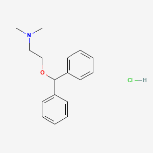 Diphenhydramine HCl molecular structure